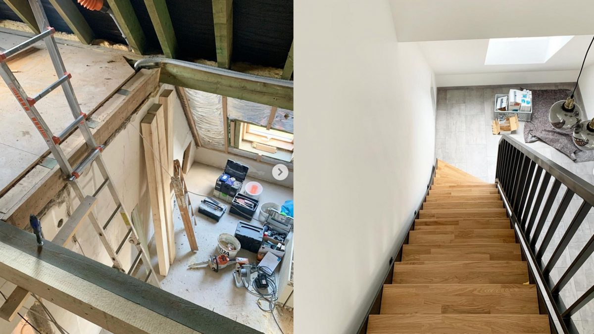 zusätzlicher Wohnraum im Dachgeschoss durch Treppeneinbau